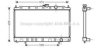 AVA QUALITY COOLING MT2131 Radiator, engine cooling
